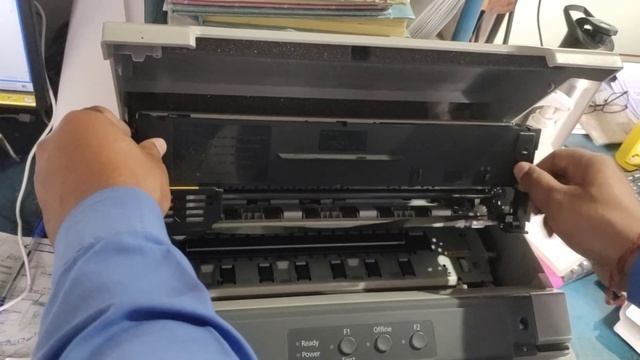 Passbook Printer Ka Rebbon Kaise Change karen||How To Change Passbook Printer Ribbon смотреть онлайн