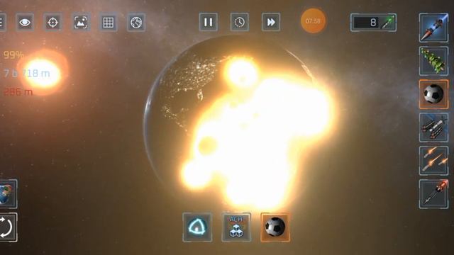 Я РАЗРУШИЛ ПЛАНЕТУ РАЗНЫМИ СПОСОБАМИ(там была луна) смотреть онлайн