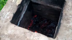 Квадратный тандыр своими руками из того, что было.