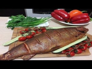 =Хочу Пожрать= с Дядей Юрой коптим форель горячего копчения