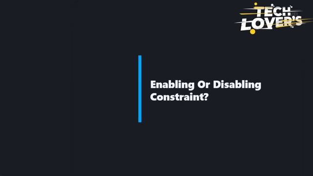 How to View, Enable, Disable, Drop the Constraint in Oracle Database 2022 смотреть онлайн