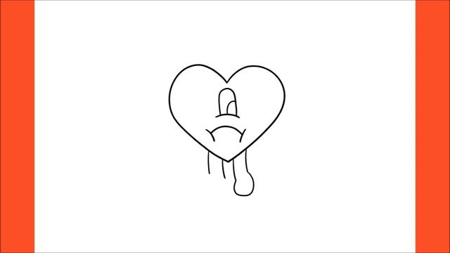 How To Draw Bad Bunny Heart смотреть онлайн