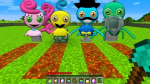 Выбери правильную могилу РЕБЕНОК ДЛИННЫЕ НОГИ СЕМЬЯ ДЕД ПАПА МАМА в майнкрафт ! POPPY PLAYTIME 2