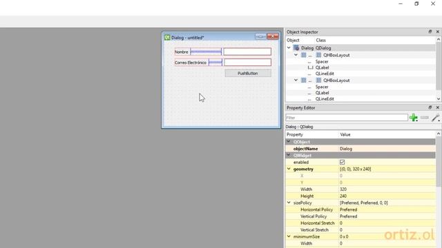 PyQt - Receta 41: Uso del Componente Vertical Layout para Organizar Componentes de Forma Vertical смотреть онлайн