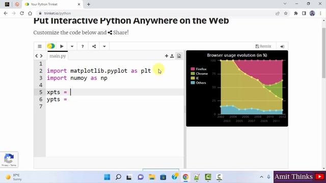 How to Run Matplotlib Online (without installing) смотреть онлайн