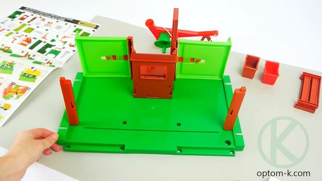 Детский дом-конструктор. Обзор игрового набора "Ферма" (25450) смотреть онлайн