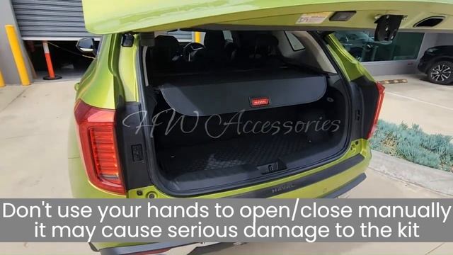 Haval Jolion Retrofit Power Tailgate Operation Manual from HW Accessories смотреть онлайн