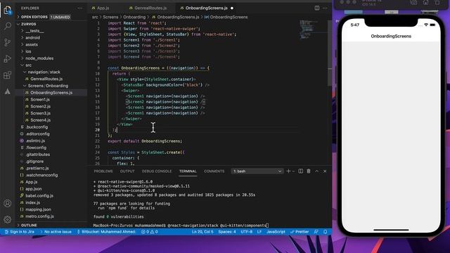 Onboarding Screen React Native | Onboarding React Native смотреть онлайн