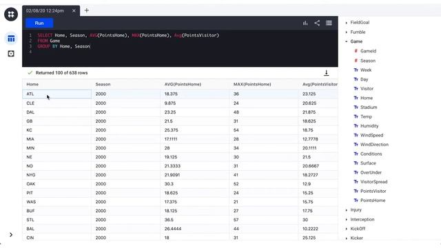 SQL with NFL Data - Episode 3: Group By смотреть онлайн