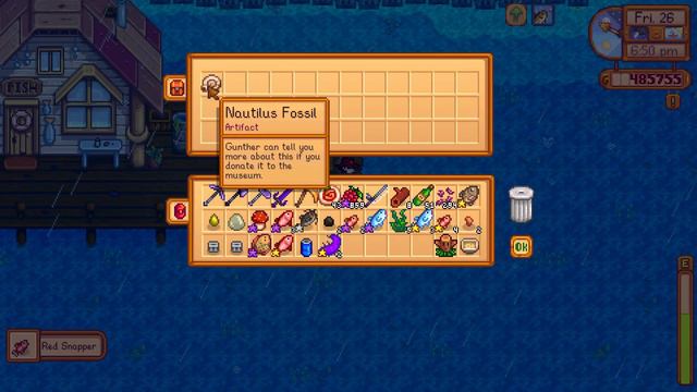 How to get Nautilus Fossil artifact in Stardew Valley смотреть онлайн