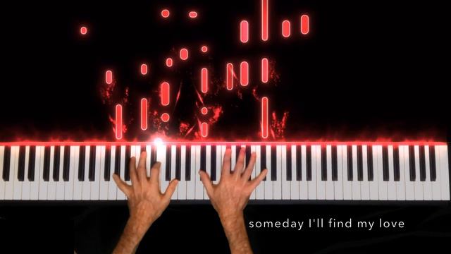 Someday My Prince Will Come - a beautiful solo piano arrangement by KNO Piano (with lyrics) смотреть онлайн