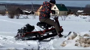 Тестируем Ларвен с двигателем от квадроцикла