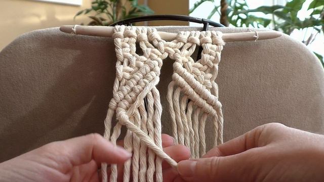 Макраме подвес для растений | Подробный видео урок | DIY смотреть онлайн