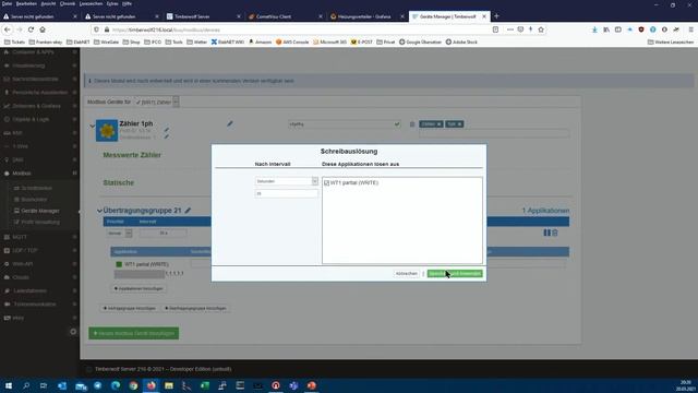 Timberwolf ModBus Feature Part 2 - Gerätemanager (war Livestream) смотреть онлайн