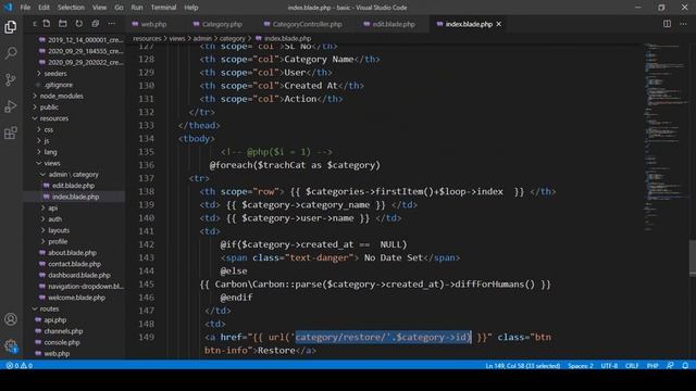 Laravel 8 Tutorial | Soft Delete ,Data Restore & ForceDelete Part 28 смотреть онлайн