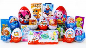 20 КИНДЕР СЮРПРИЗОВ Микс ЛЕДИБАГ Феи Диснея СКРЕПЫШИ Cave Club ФИКСИКИ Суперпитомцы