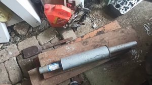 Ремонт выхлопной системы на Пассате Б 3. Выхлопная. Пламегаситель на Пассат Б3.Средняя часть.