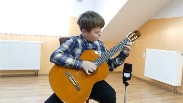 Wśród nocnej ciszy - gitara klasyczna смотреть онлайн