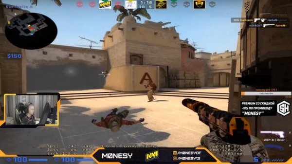 MONESY ПОКАЗАЛ НАСТРОЙКИ NVIDIA! МОНЕСИ ИГРАЕТ КАК ЧИТЕР НА FPL! (CS:GO)