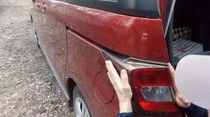 Снятие заднего фонаря Honda Freed