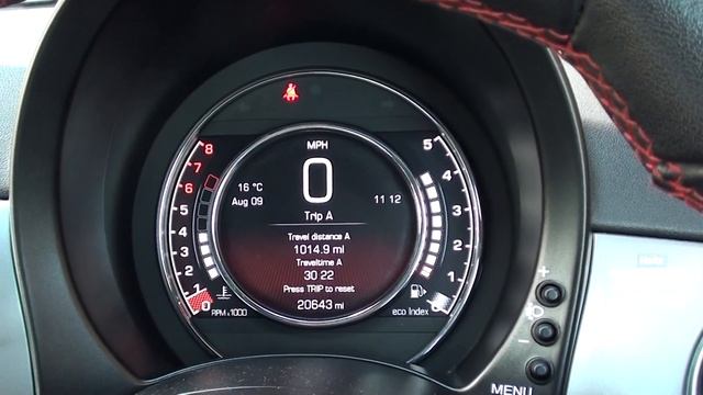 Fiat 500 Dashboard Warning Lights Engine Start смотреть онлайн