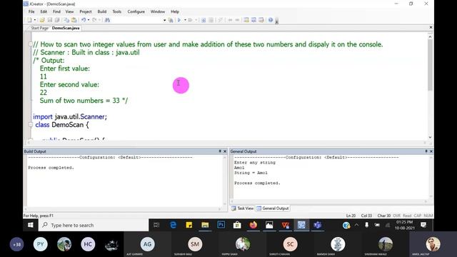 Lecture 6: Scanner and DataInputStream class in Java смотреть онлайн