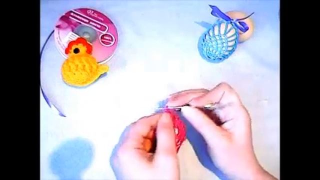 Красивая сеточка крючком для пасхального яйца за 20 минут. смотреть онлайн