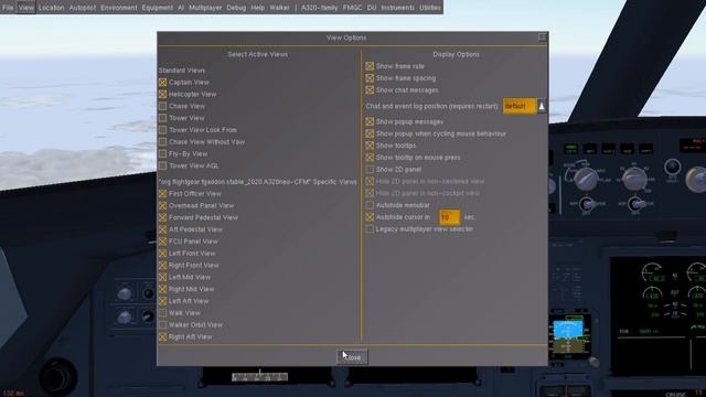 FlightGear 2020.3.8 A320 Full Flight_(storm Landing)