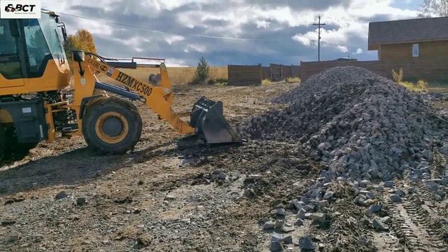 Обзор фронтального погрузчика HZM XC500 смотреть онлайн