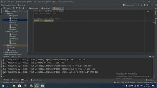 #02. Django Rest Framework | Library project 1-qism смотреть онлайн