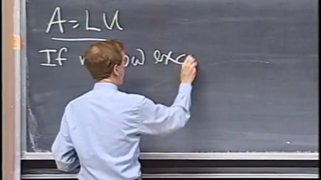 4. Factorization into A = LU смотреть онлайн