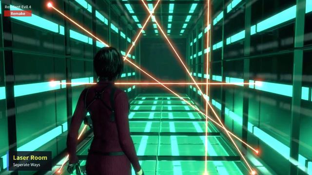 Ada In Laser Room In Resident Evil 4 All Laser Scenes | Remake Vs Original Comparison#re4remake