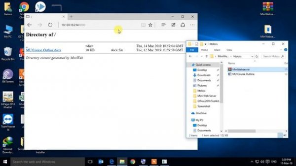 How to use MiniWeb HTTP server? An easy way to share data.
