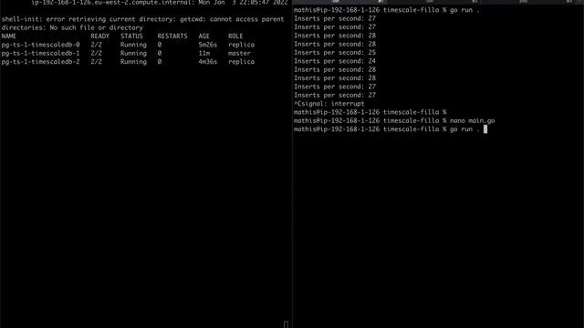 TimescaleDB on Kubernetes demo смотреть онлайн