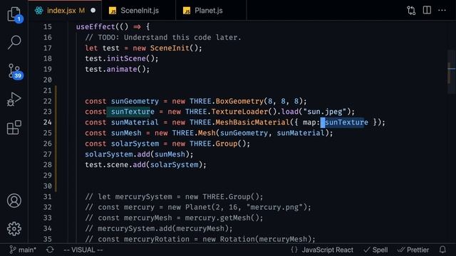 Coding a 3D Solar System with JavaScript + Three.js смотреть онлайн