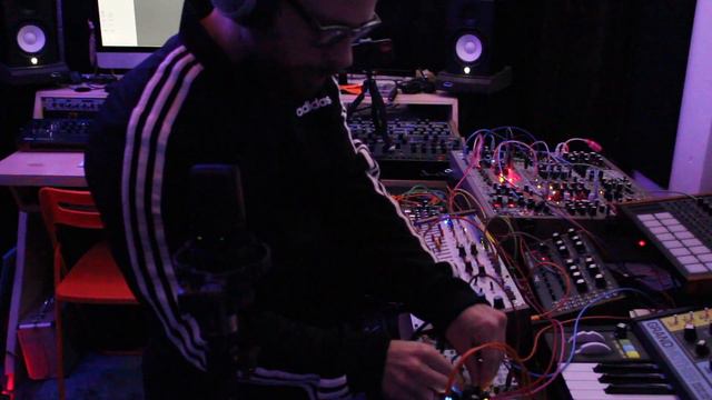 Buchla 208c Easel Command with eurorack 0-ctrl and live kalimba electronic music performance improv смотреть онлайн