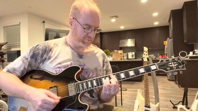 Starting to learn Don't Let Me Down on Gibson Midtown Custom смотреть онлайн
