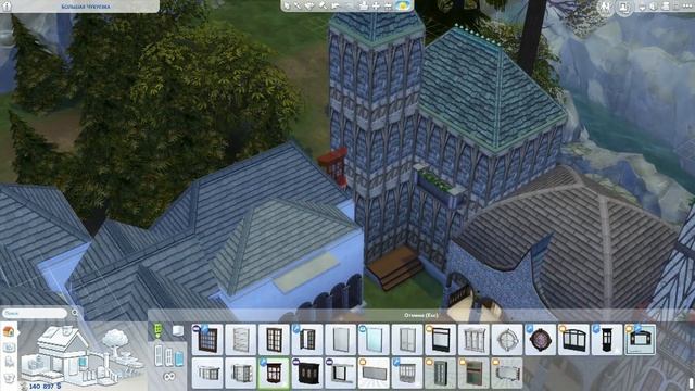 Строим средневековый город в The Sims 4 смотреть онлайн