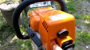 Бензопила STIHL 180.  Обзор и личное мнение.