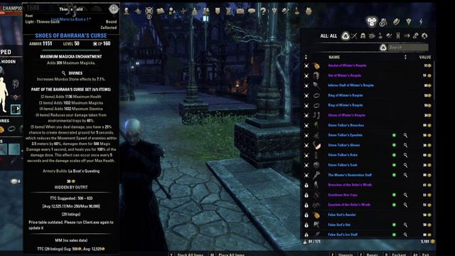 ESO - Magicka Necromancer Vampire Stage 4 build (unkillable, GOD MODE) for The Elder Scrolls Online смотреть онлайн