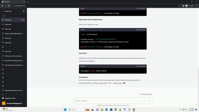 Unescape unquote binary strings in extended url encoding in python смотреть онлайн