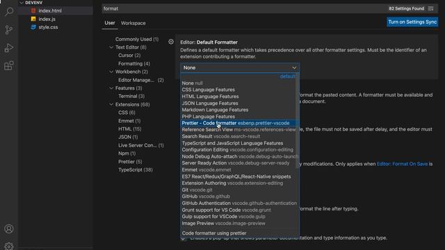 Install Prettier in VS Code and start using quickly смотреть онлайн