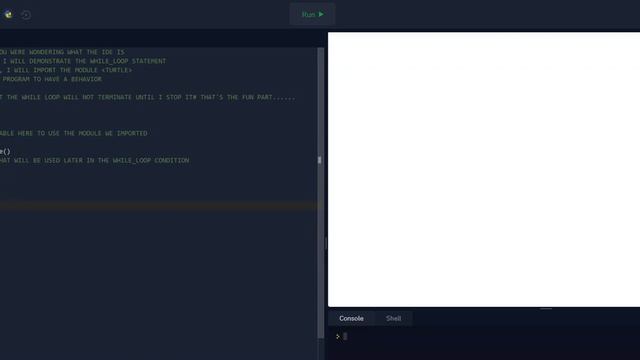 While Loop in Python Using Turtle Module смотреть онлайн