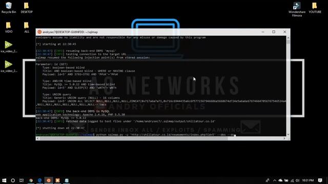 Tutorials?Blind - SQL Injection using SQLMAP смотреть онлайн