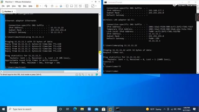 Unable to ping virtual machine in vmware workstation from base machine | Virtual machine unreachabl смотреть онлайн