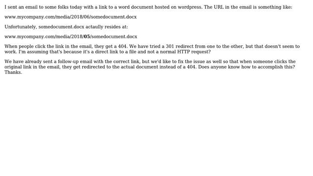 Wordpress: 301 Redirect Link to Media смотреть онлайн