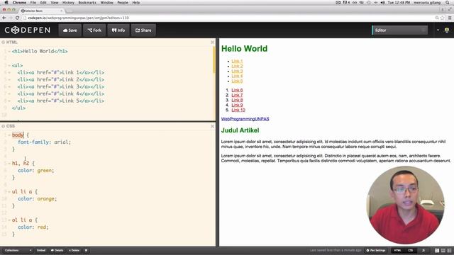 CSS Dasar - 7 - Selector смотреть онлайн