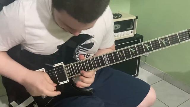 Metallica - The Four Horsemen Final Solo Cover смотреть онлайн