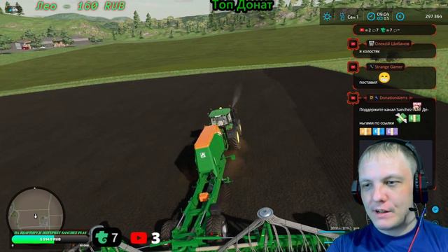 Farming Simulator 22-Привет друг-мы работаем на ферме на карте стандартная-присаживайся по удобней смотреть онлайн