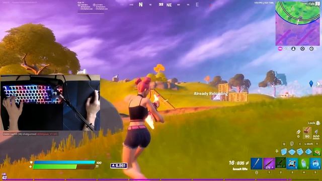 Steelseries Apex Pro ASMR Chill? Arena Gameplay?Satisfying Keyboard Fortnite 240 FPS Smooth 4K смотреть онлайн